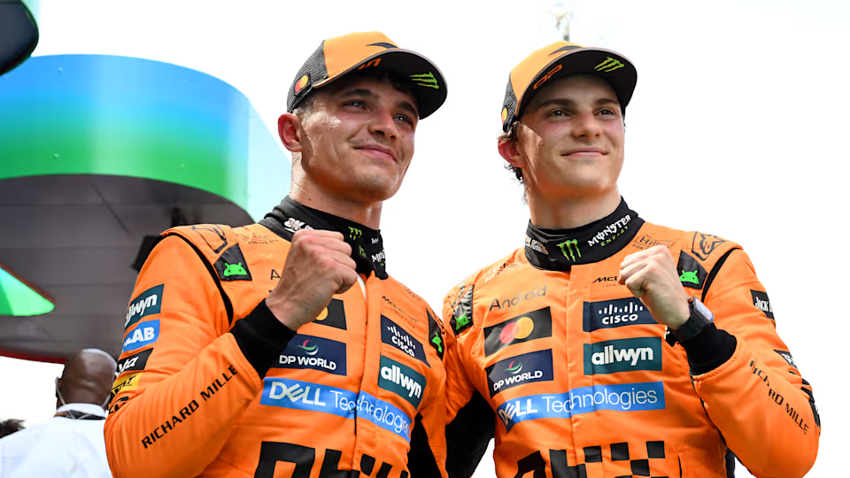 La vida es color papaya: 1-2 para McLaren y Piastri en lo más alto