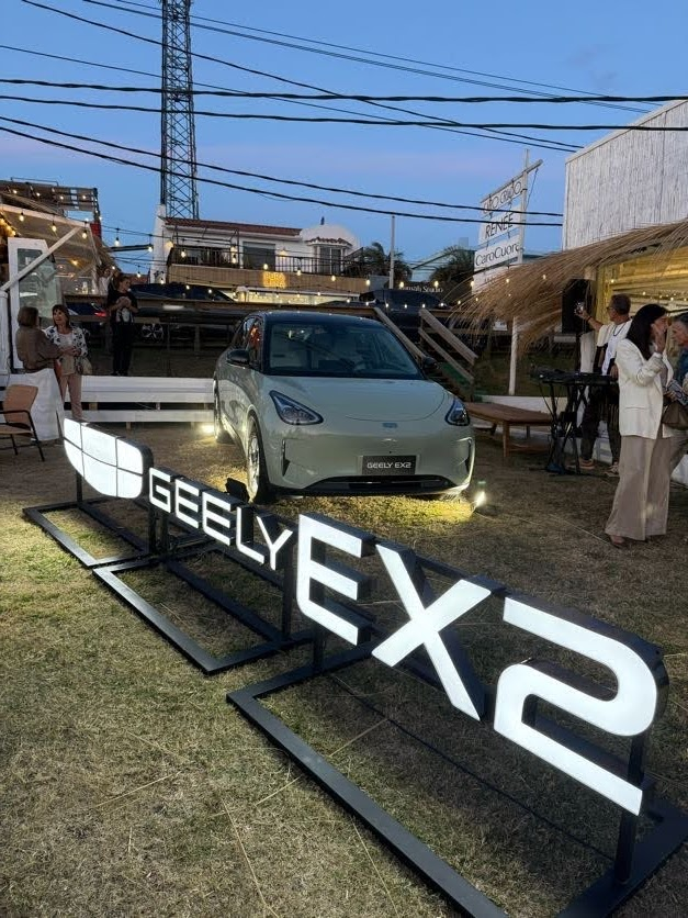 Geely EX2: eléctrico urbano con chispa presentado en Punta del Este