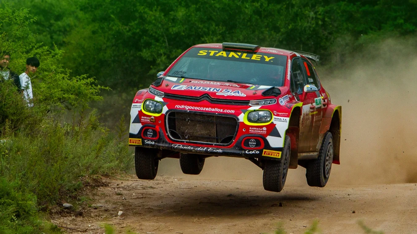 Victoria de Rodrigo Zeballos en el la primera fecha del Rally Cordobés en Santa Rosa de Calamuchita