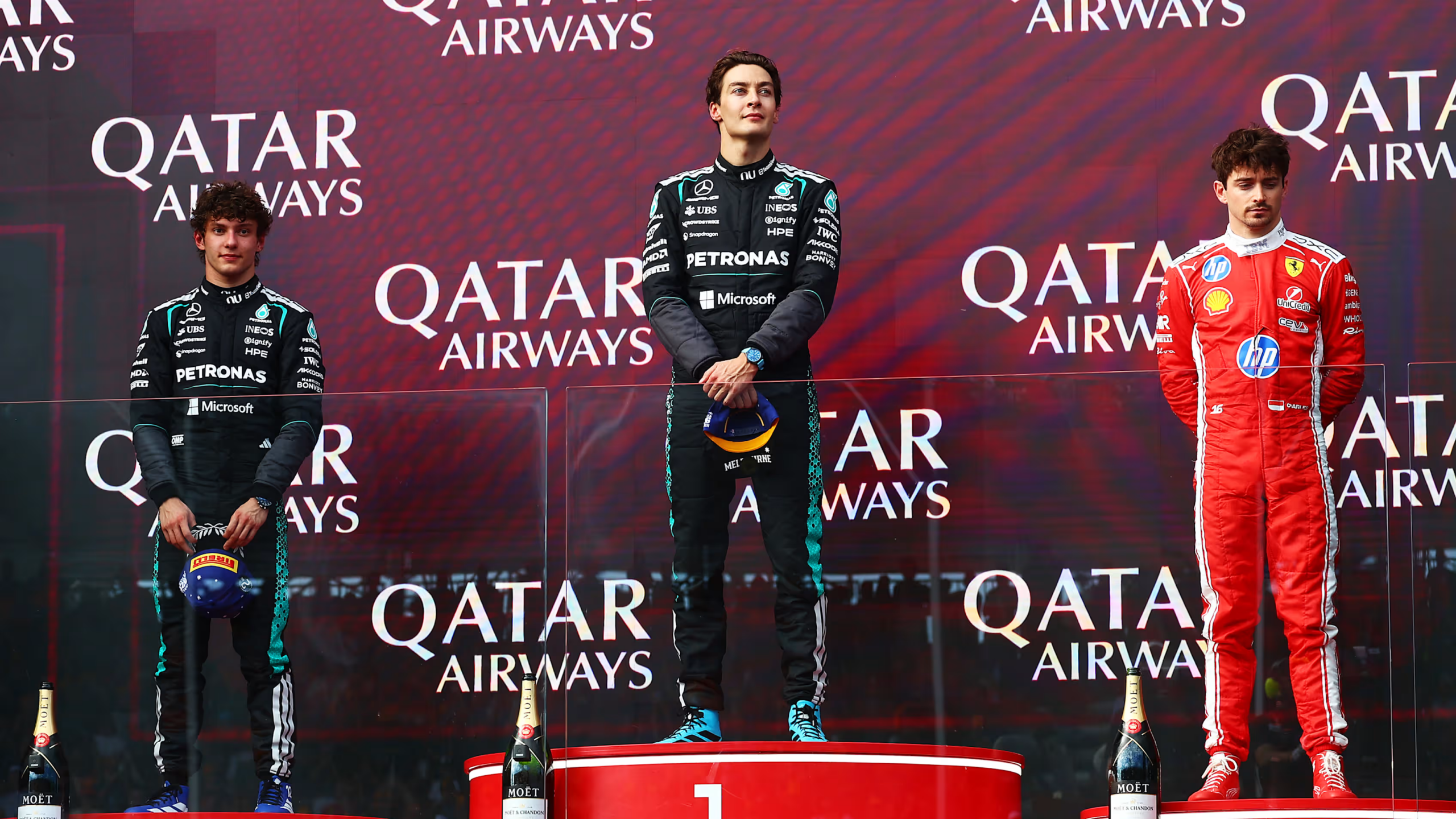 Mercedes se quedó con todo en el arranque de la F1: Russell-Antonelli y un 1-2 magistral