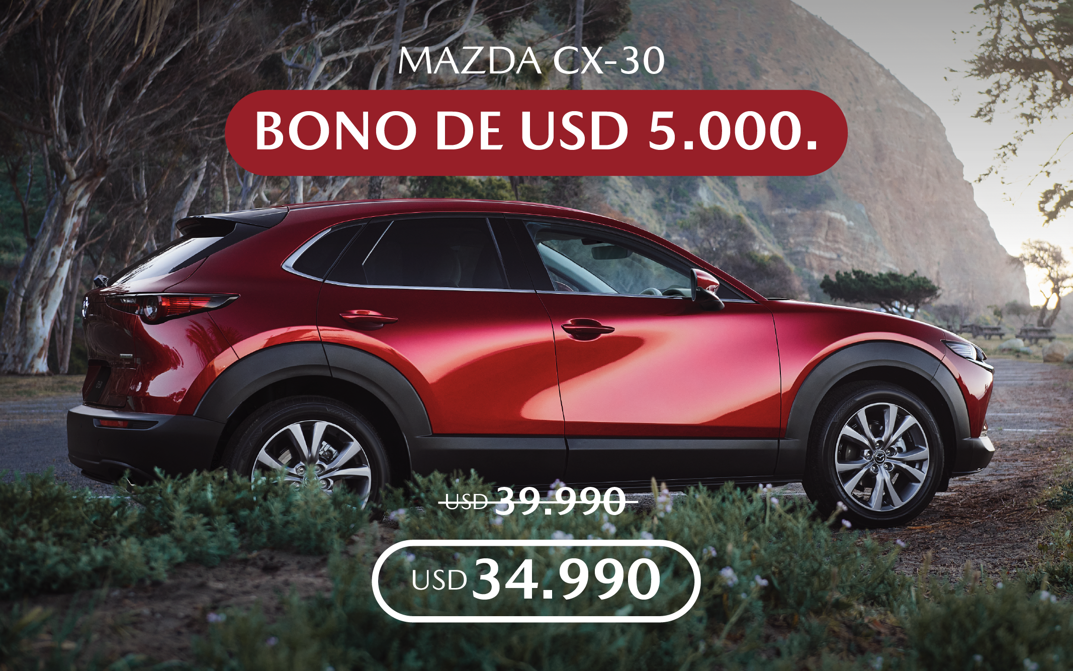 Mazda CX-30: la oportunidad que estabas esperando llegó
