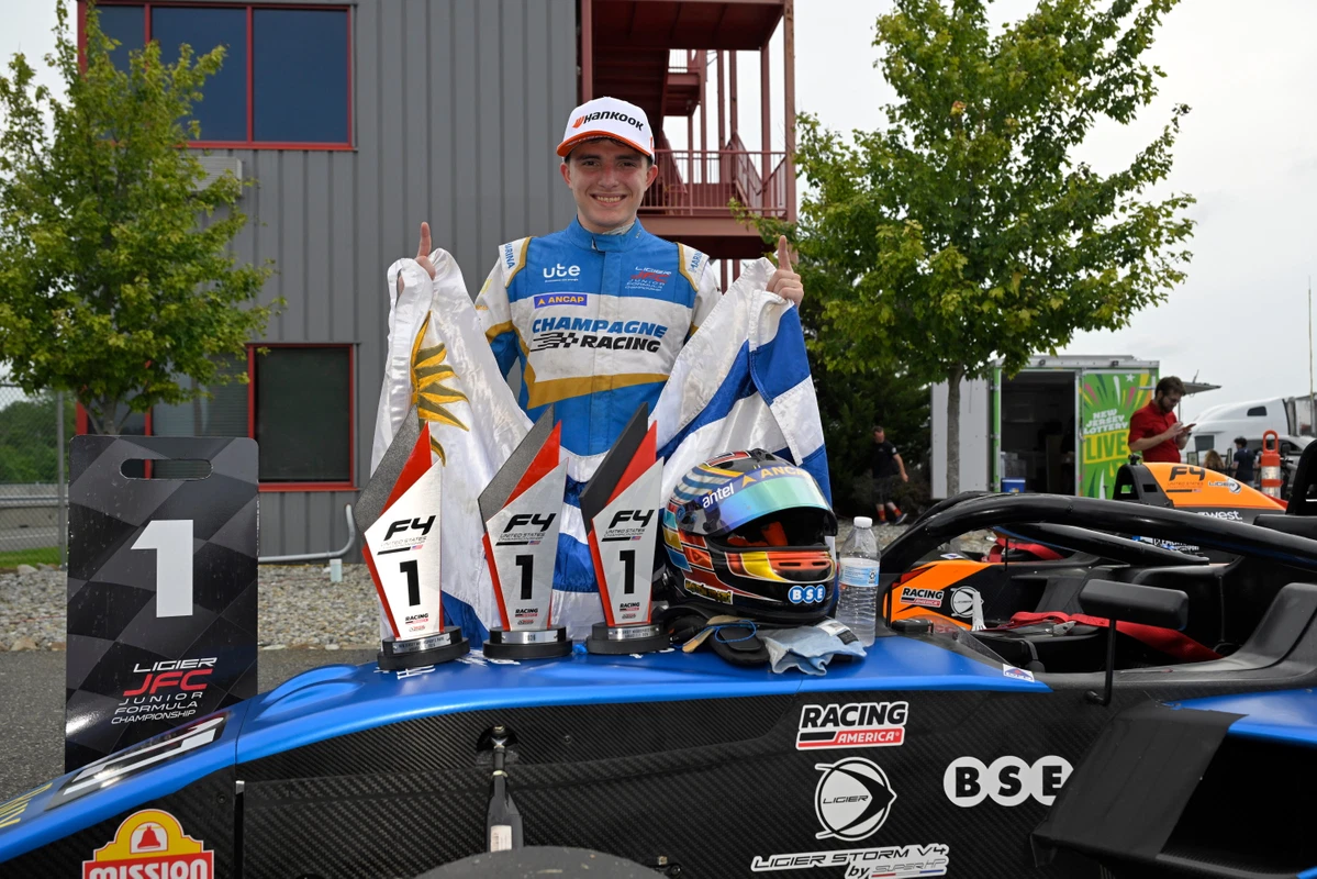 Irazú hizo una barrida histórica en New Jersey y es nuevo líder de la F4 US Championship